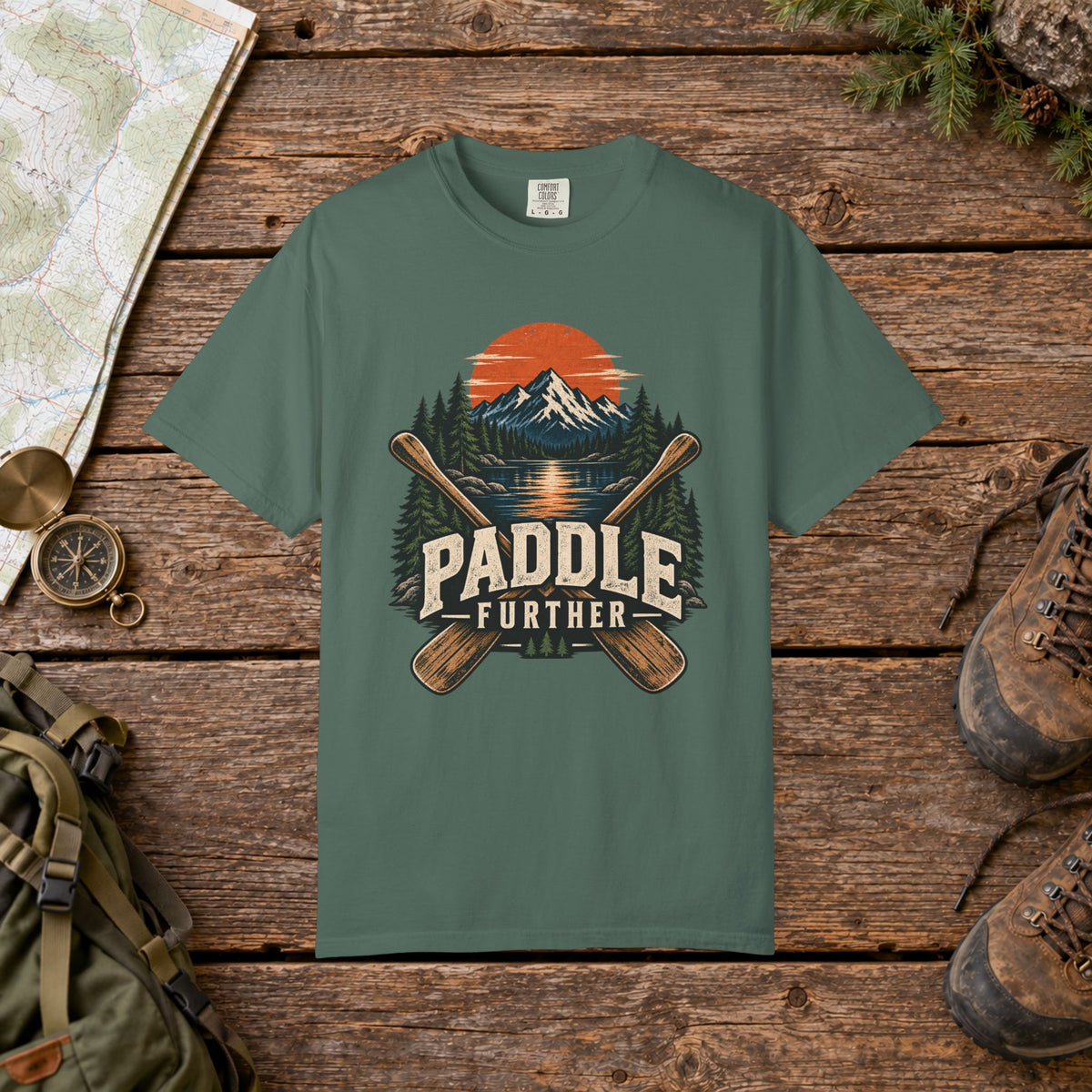 Paddle further | Hiking Tee