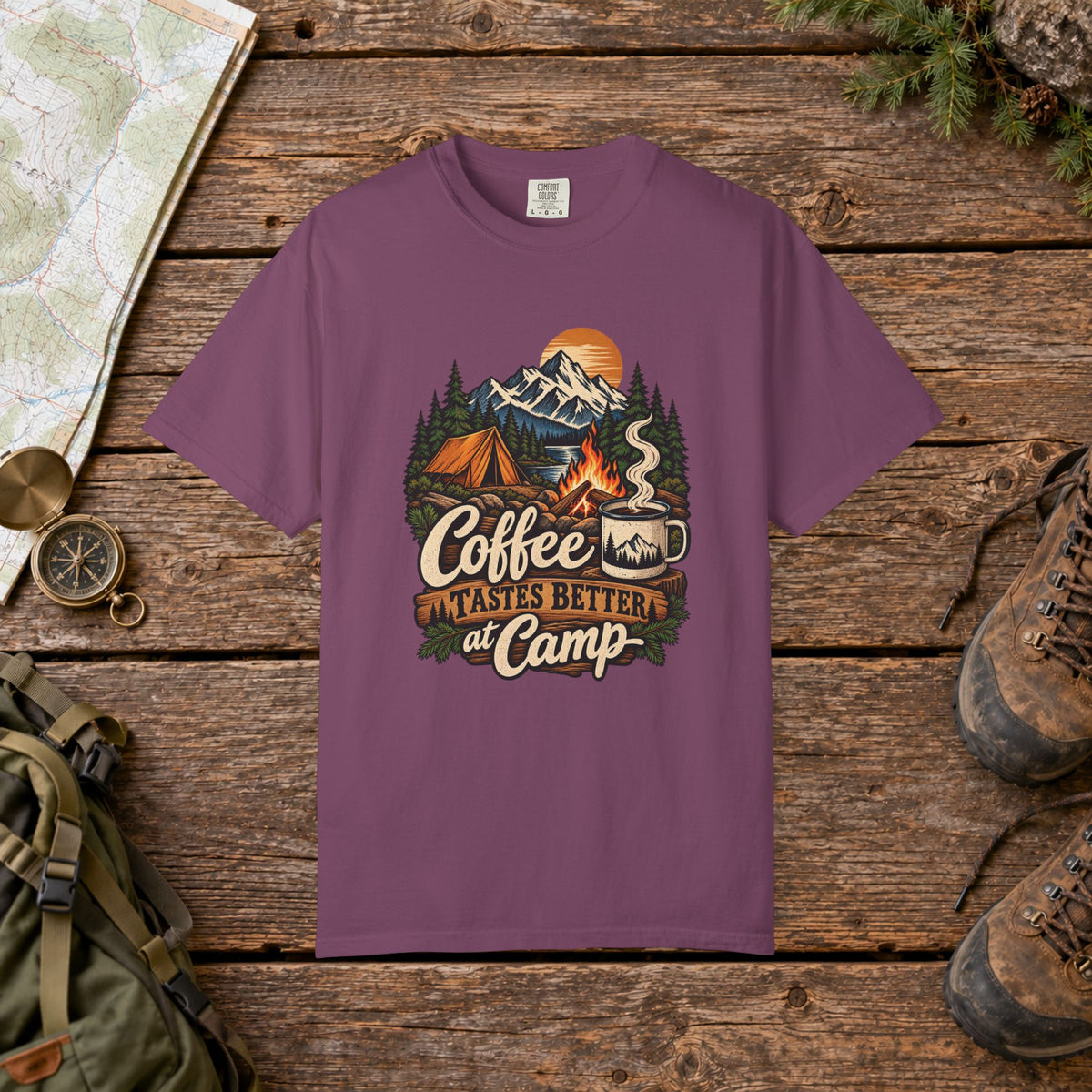 Coffee tastes better at camp