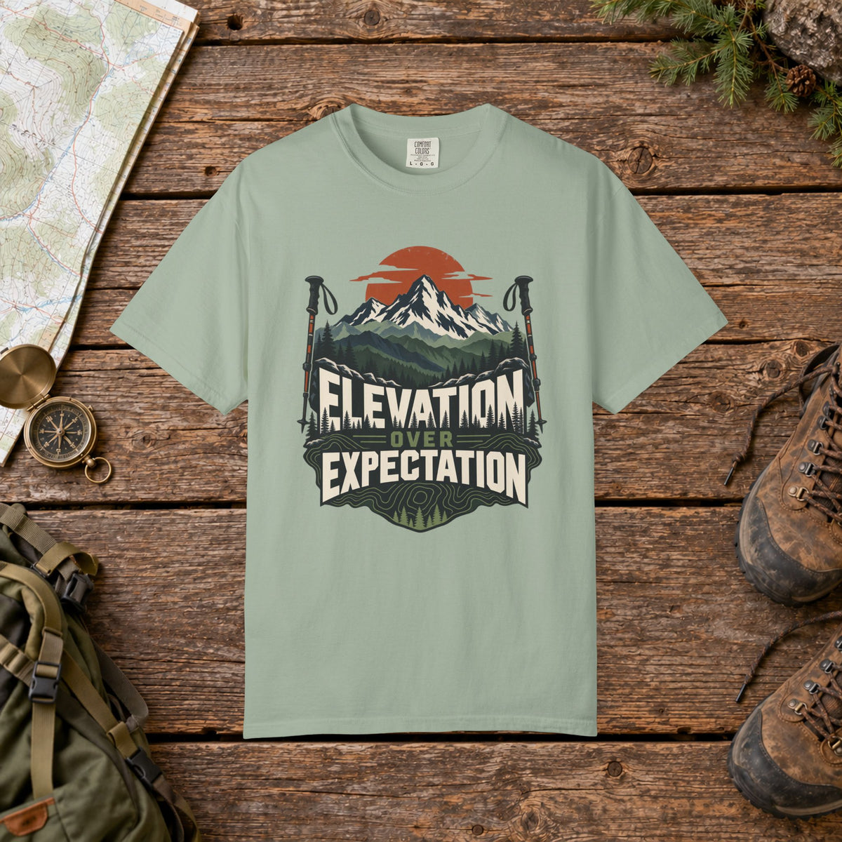 Elevation over expectation | Hiking Tee