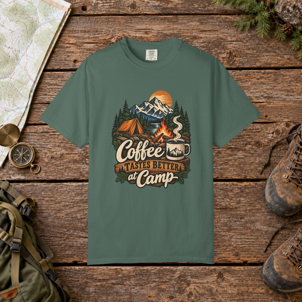 Coffee tastes better at camp