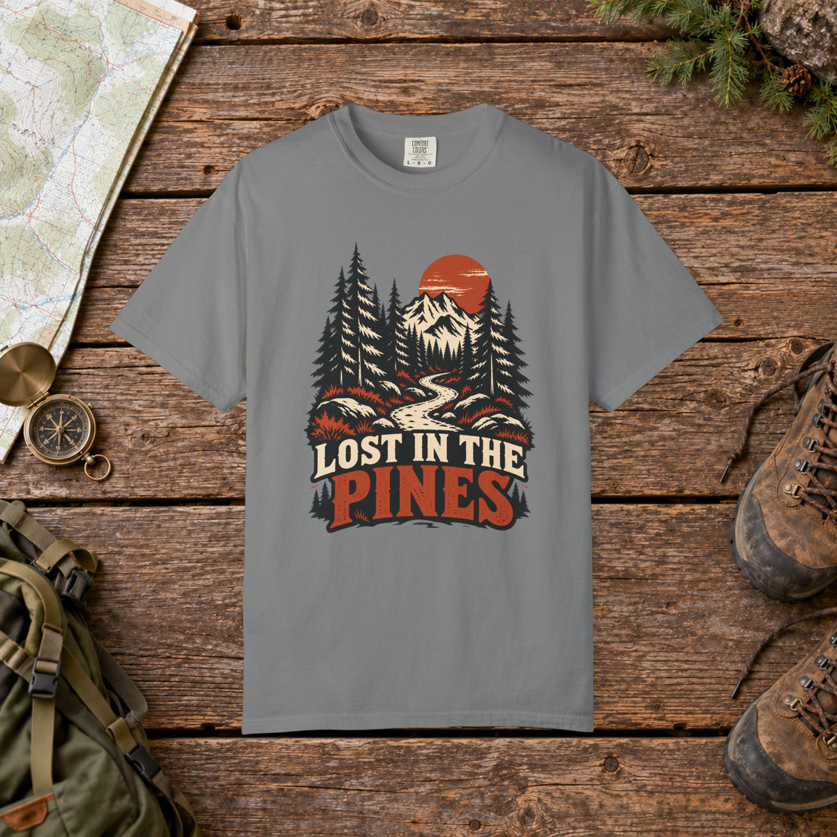 Lost in the pines | Hiking Tee