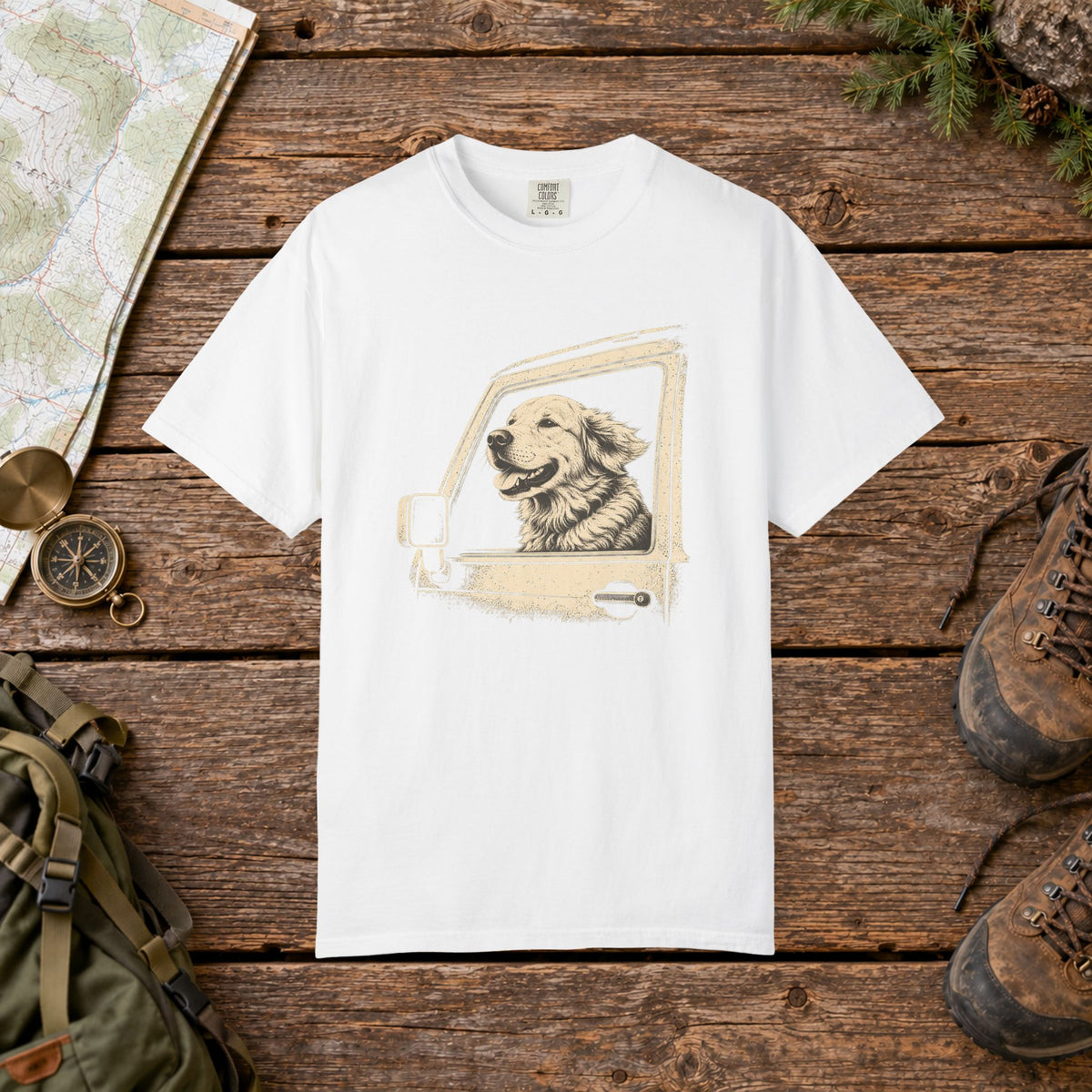 Happy Golden Rtvr | Vintage T-Shirt