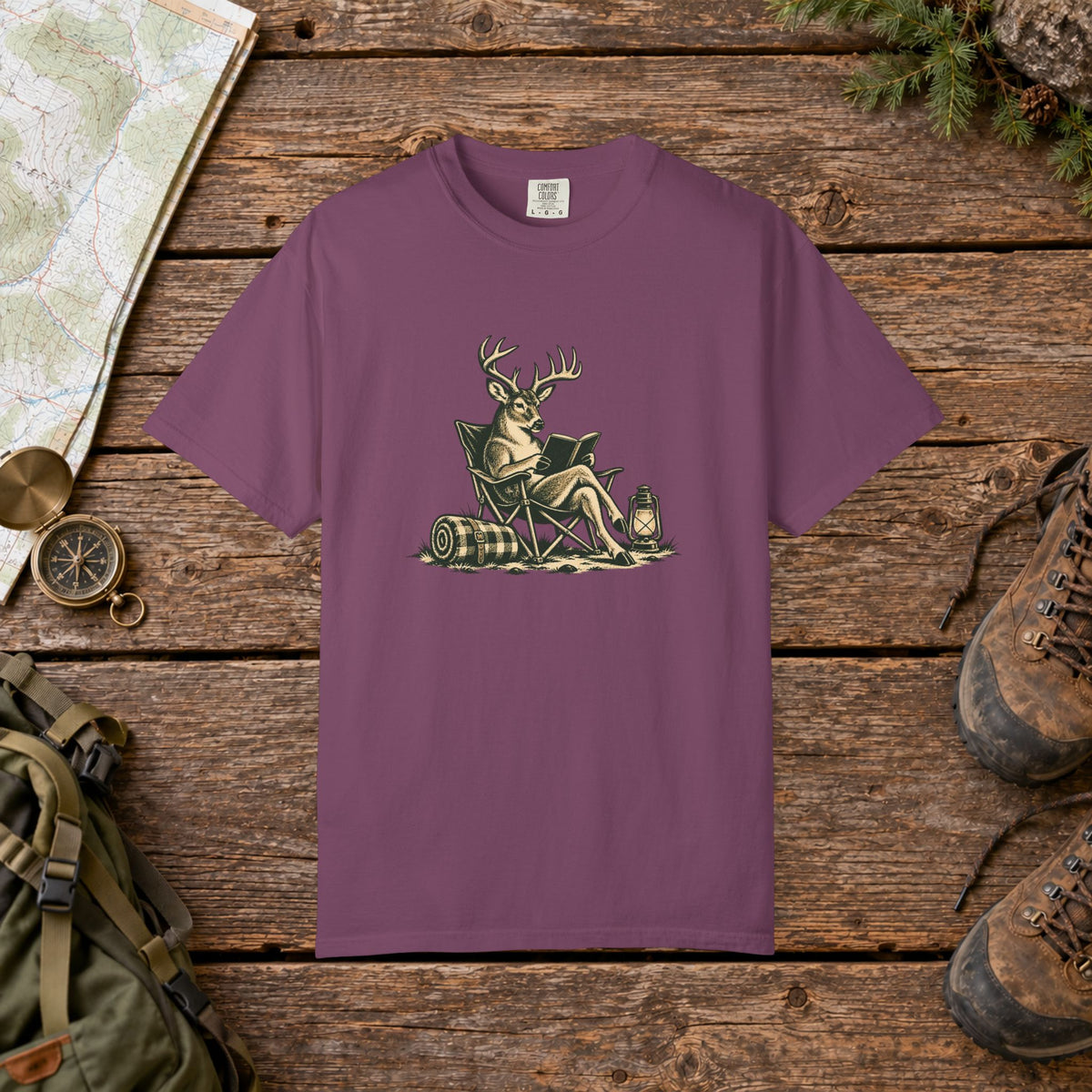 Relaxing Deer | Vintage