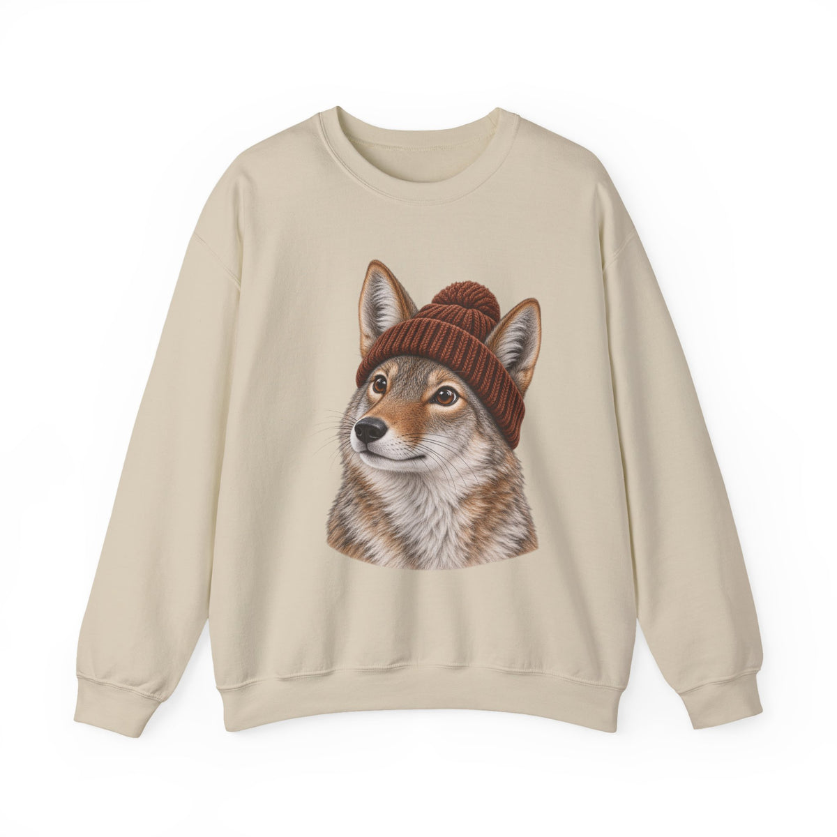 Beanie Coyote Crewneck Sweatshirt