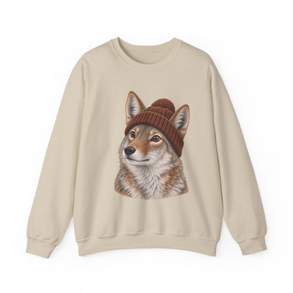 Beanie Coyote Crewneck Sweatshirt