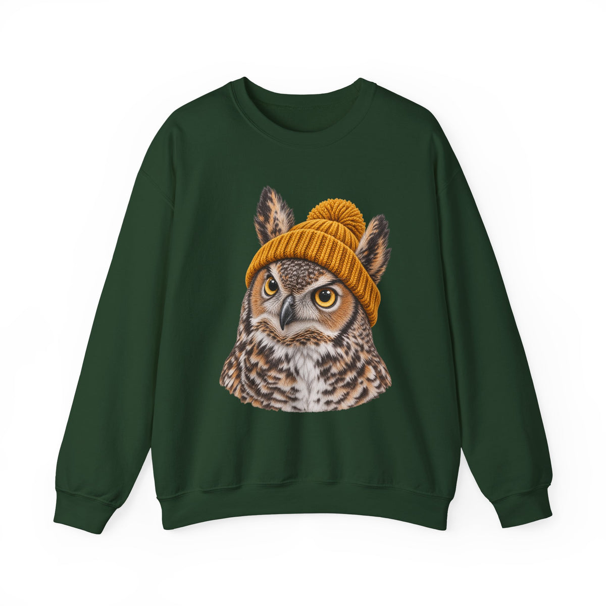 Beanie Owl Crewneck Sweatshirt