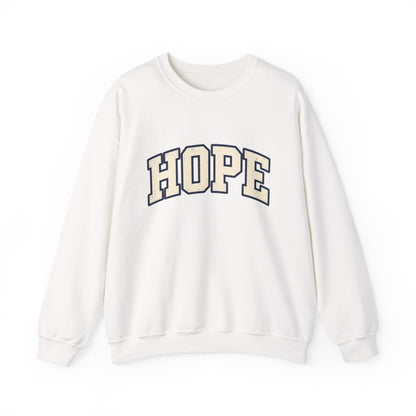 HOPE retro Crewneck Sweatshirt — Collegiate Graphic