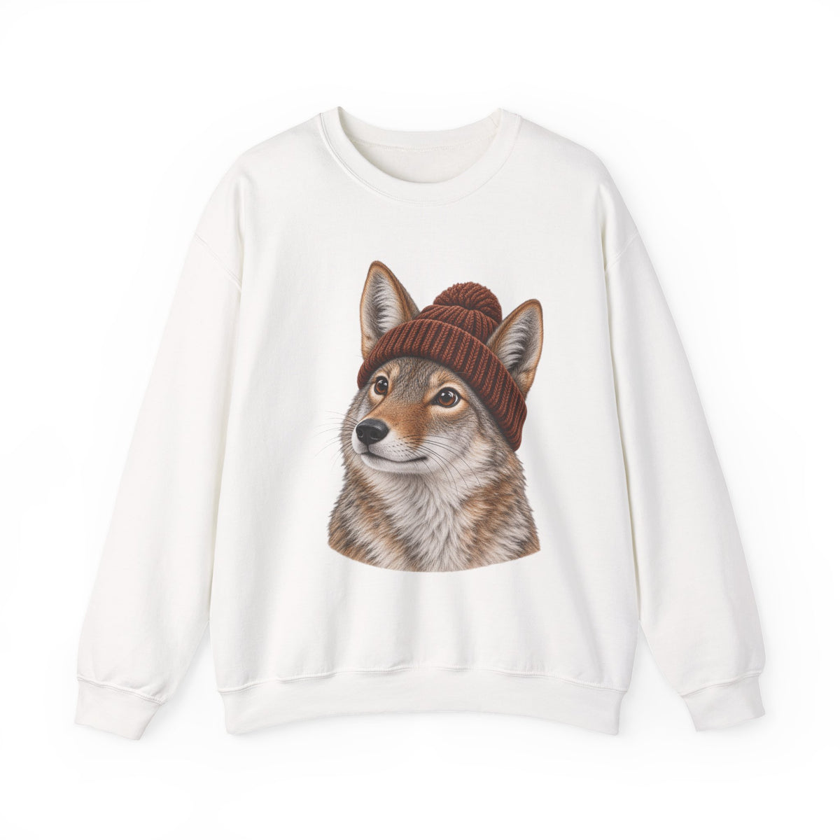 Beanie Coyote Crewneck Sweatshirt