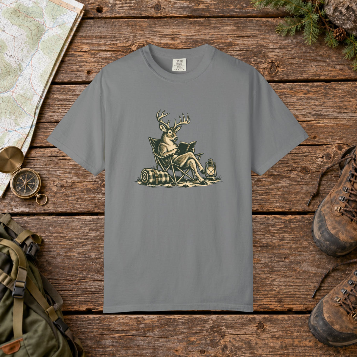 Relaxing Deer | Vintage