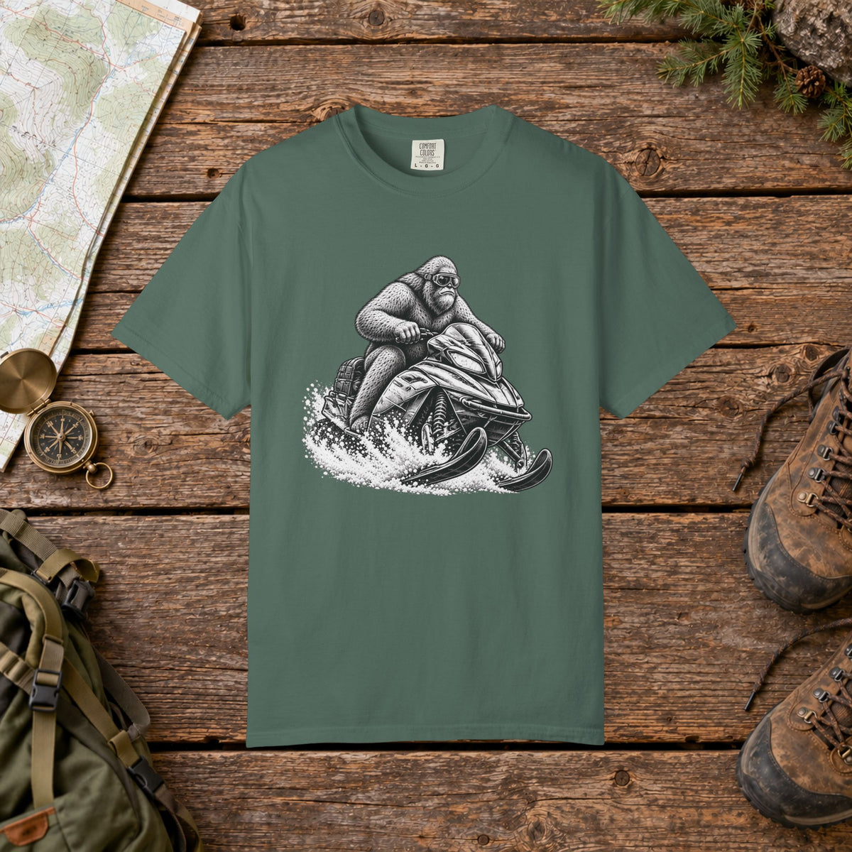 Big Foot Snowmobile | Vintage T-Shirt
