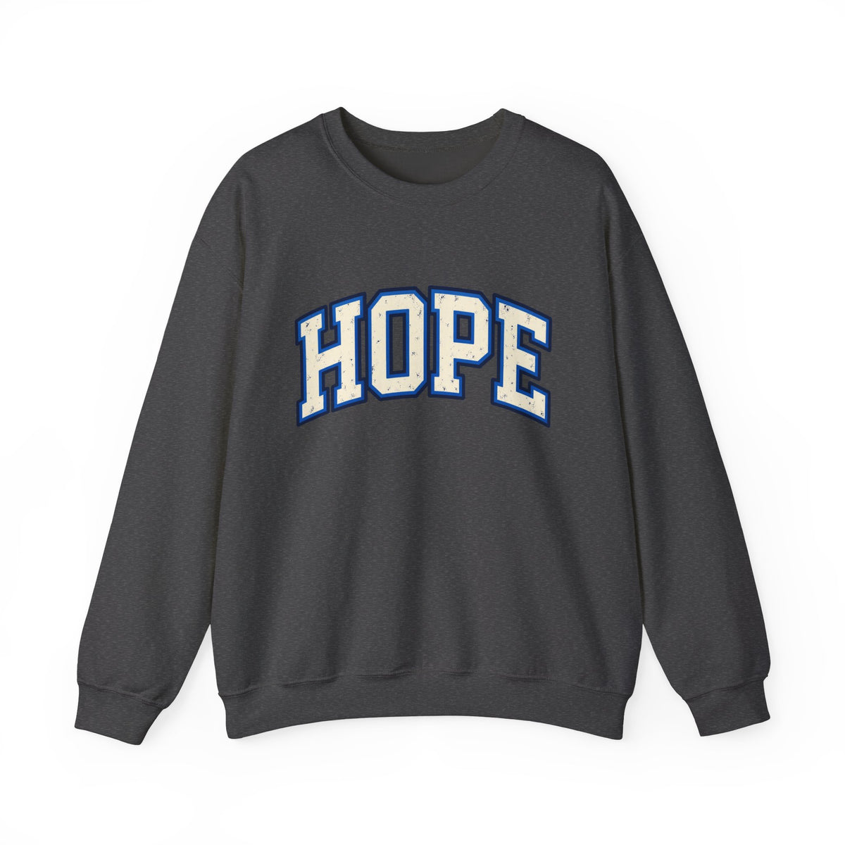 HOPE Crewneck Sweatshirt – Varsity Lettering Pullover