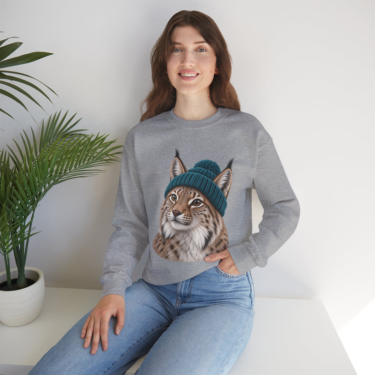 Beanie Lynx Crewneck Sweatshirt