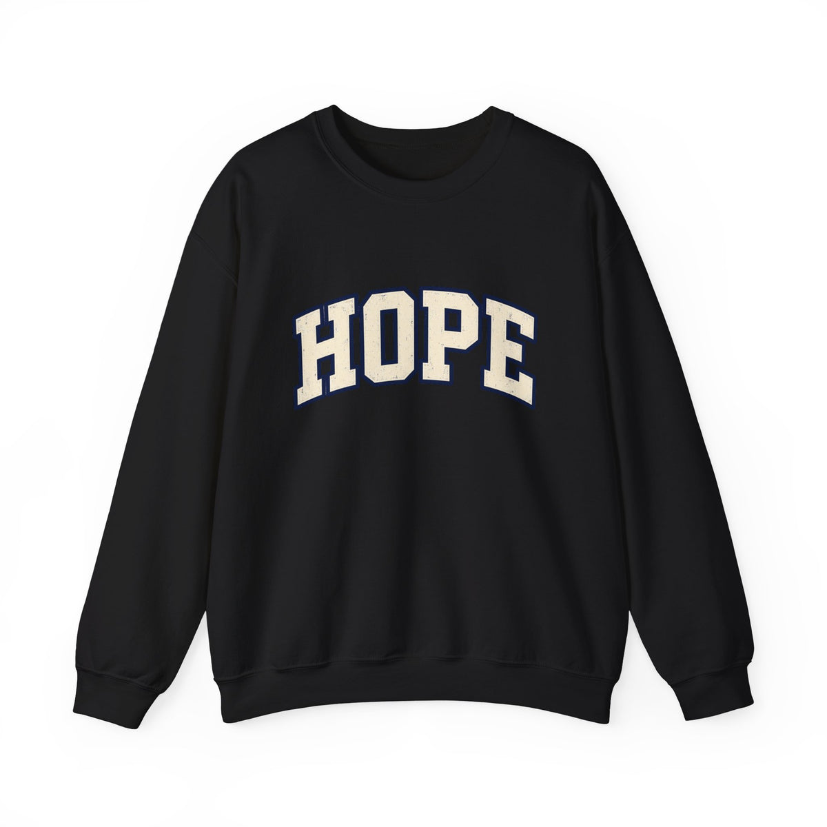 HOPE retro Crewneck Sweatshirt — Collegiate Graphic