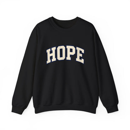HOPE retro Crewneck Sweatshirt — Collegiate Graphic