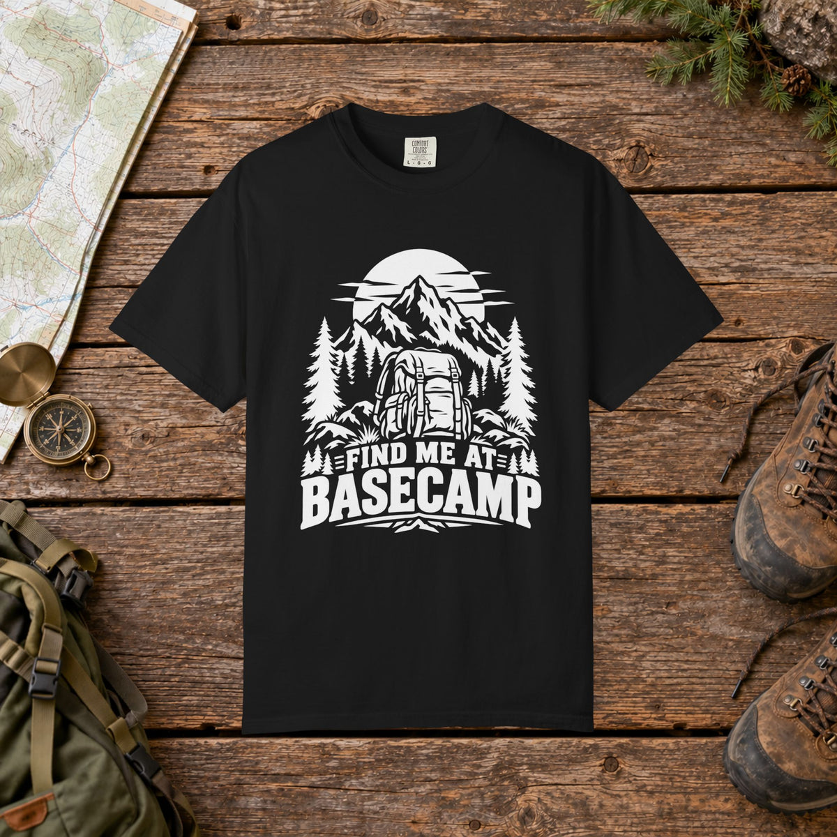Find me at basecamp Hiking Tee