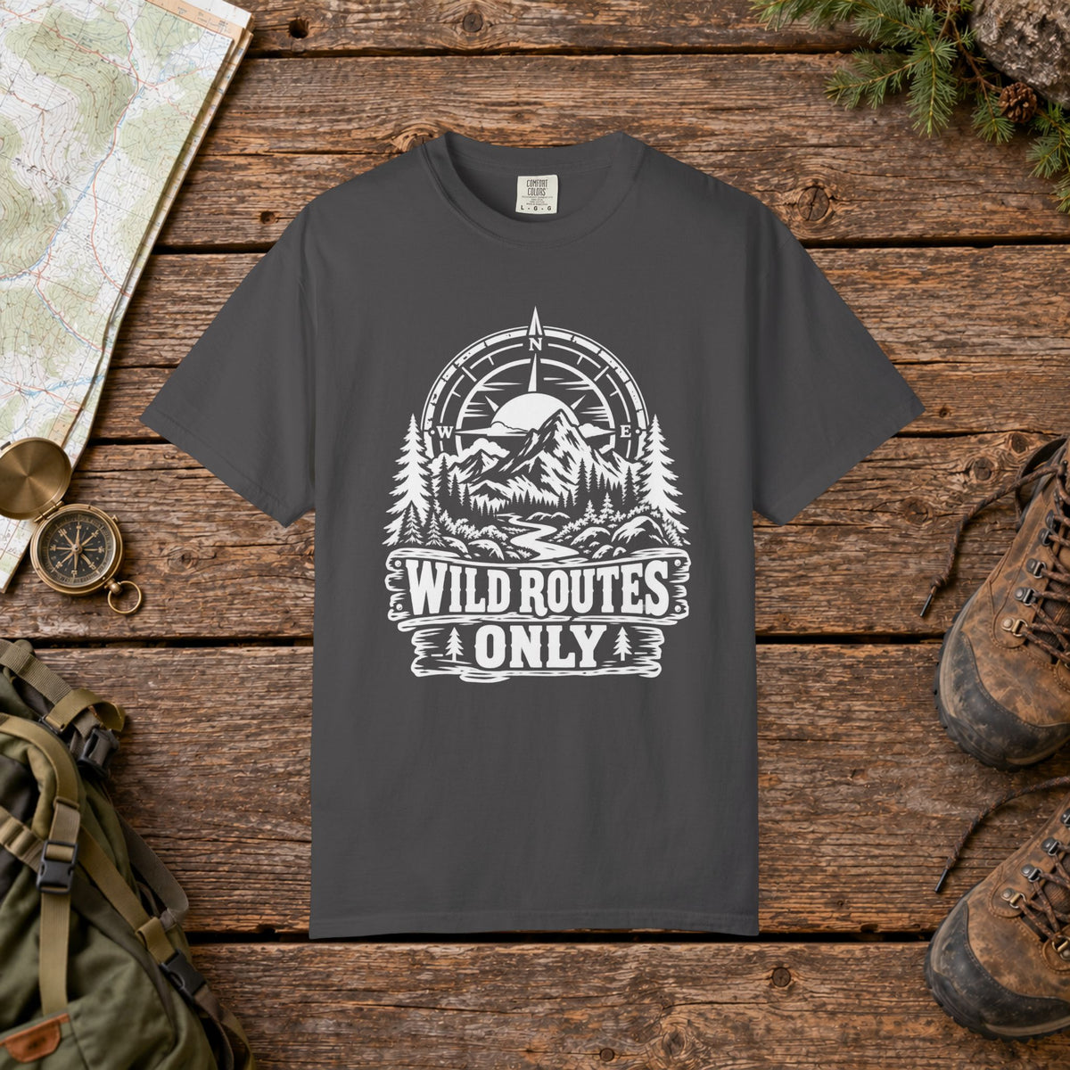 Wild routes only | Hiking Tee