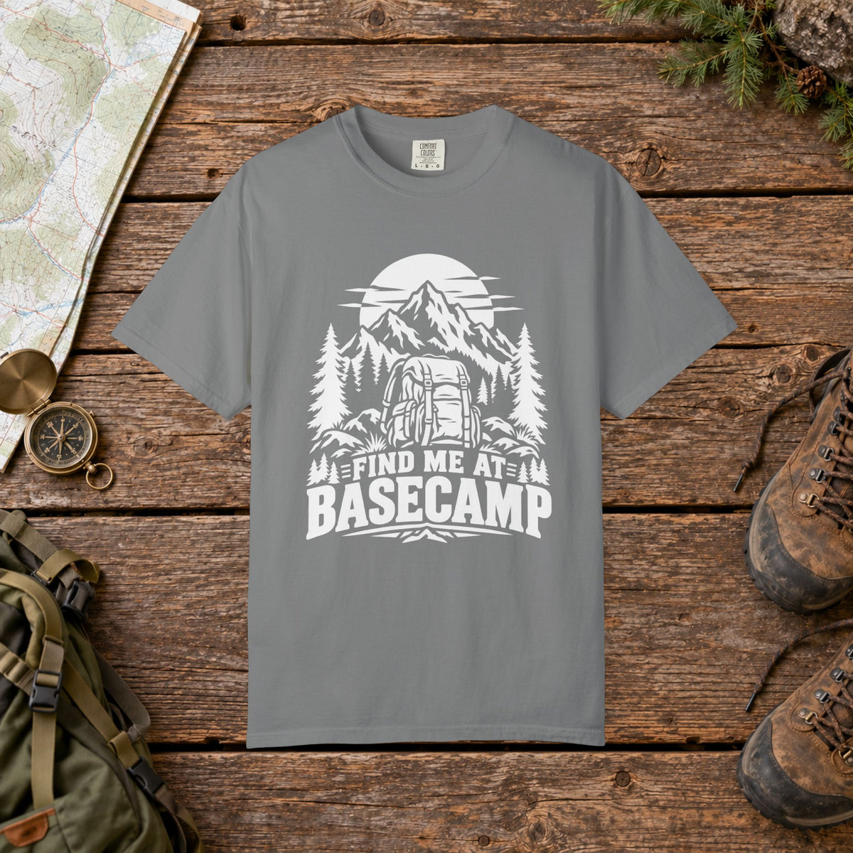 Find me at basecamp Hiking Tee