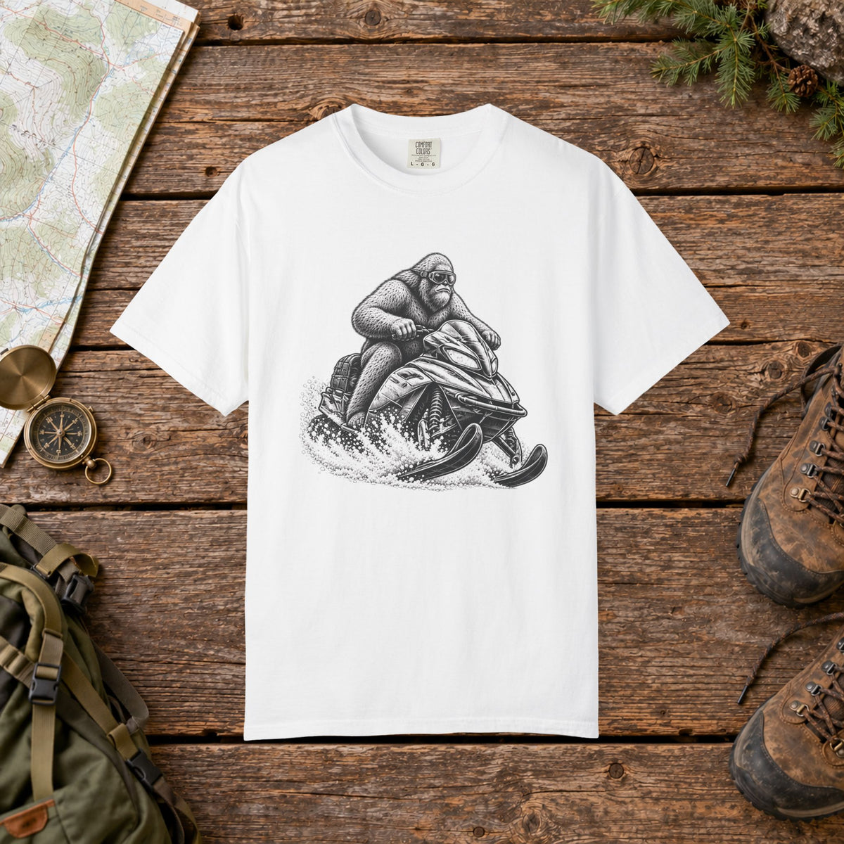 Big Foot Snowmobile | Vintage T-Shirt