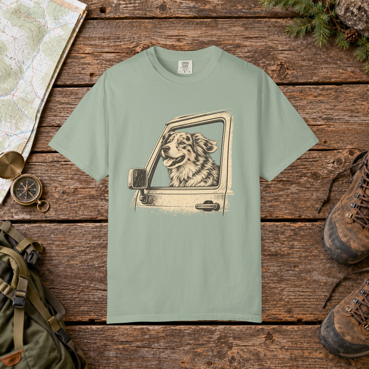 Happy Australian Shepard | Vintage T-Shirt