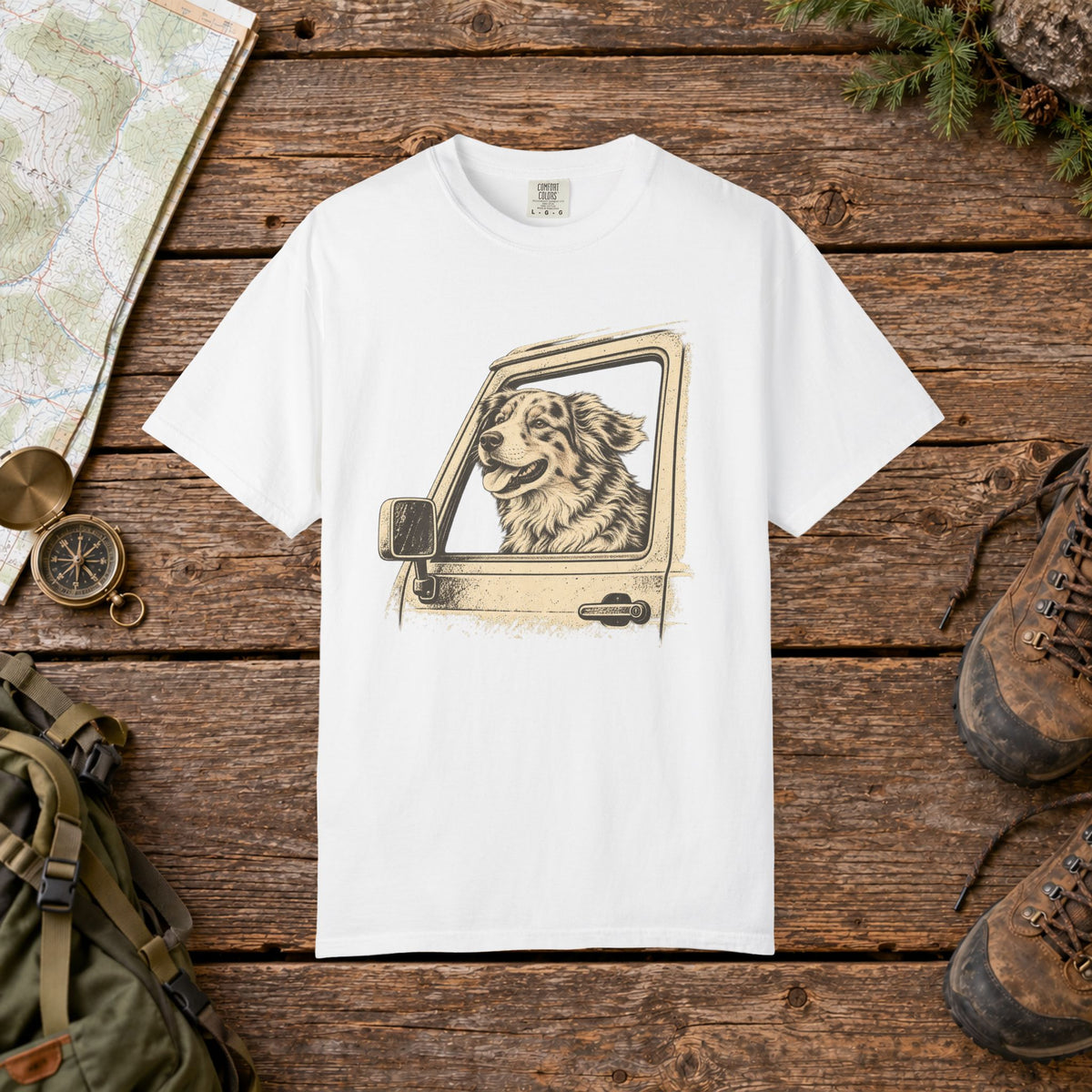 Happy Australian Shepard | Vintage T-Shirt