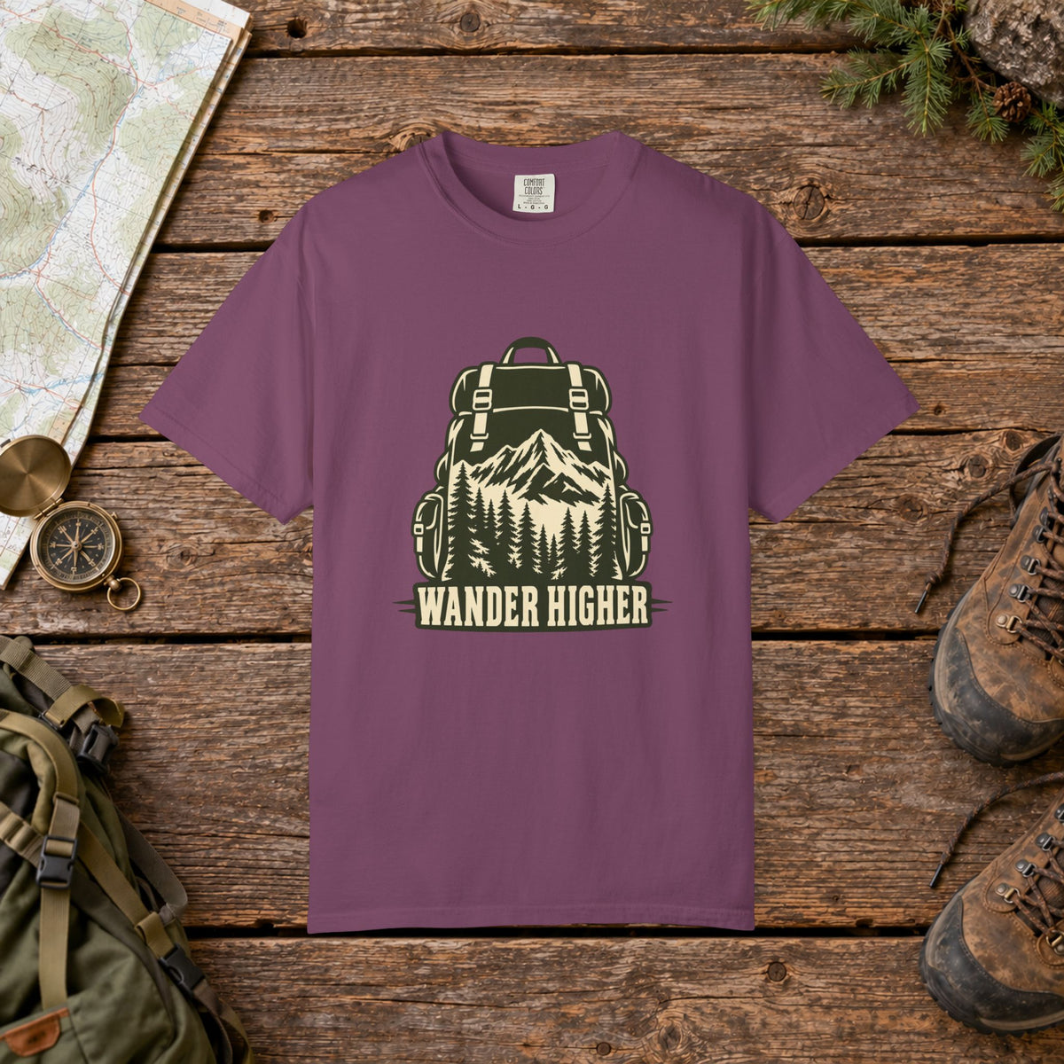 Wander higher  | Hiking Tee