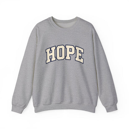 HOPE retro Crewneck Sweatshirt — Collegiate Graphic